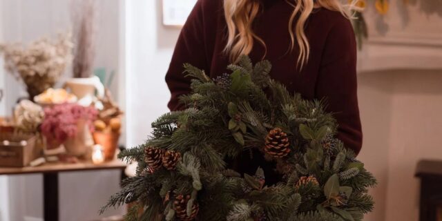 Luxury Christmas Wreath Making Workshop